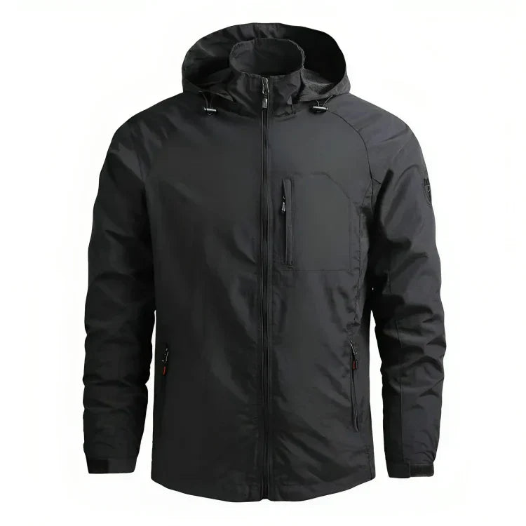 Herren Softshelljacke Wasserabweisend Kapuze