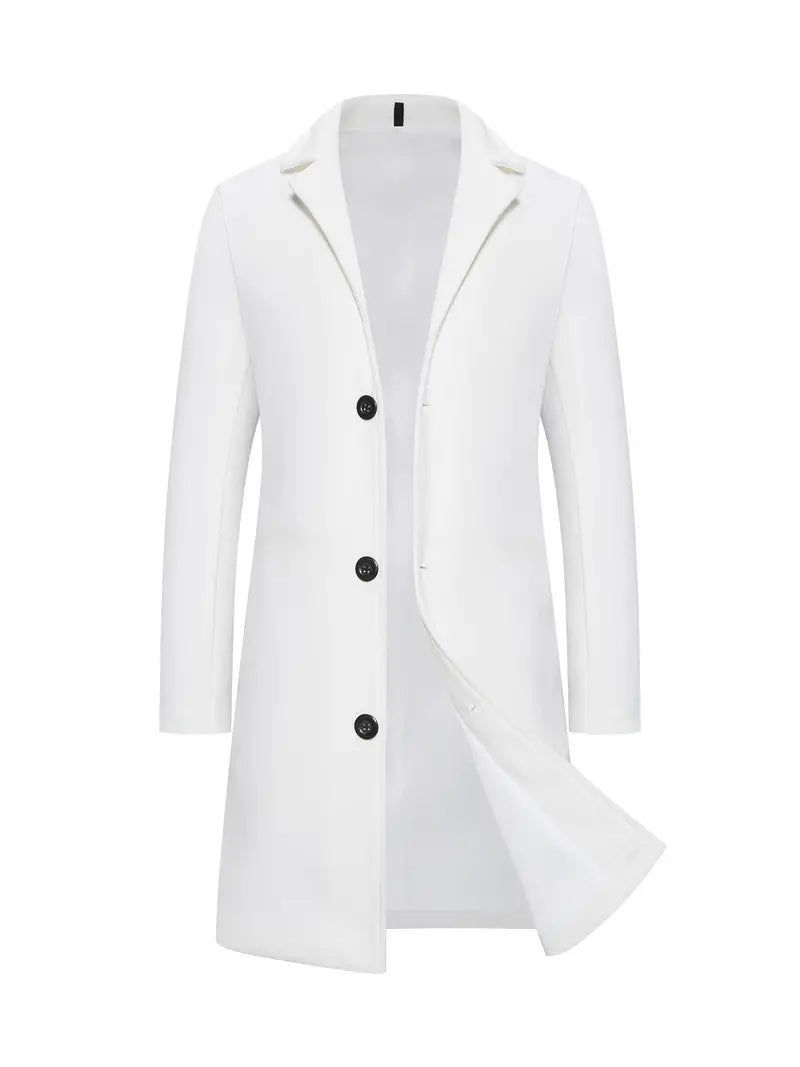 Herren Trenchcoat Elegant Lang