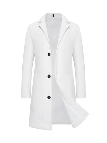 Herren Trenchcoat Elegant Lang