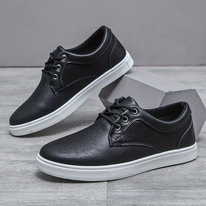 Herren Sneaker Schwarz Schnüren