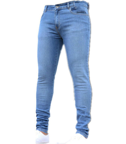 Herren Slimfit Jeans Modern Stilige Nähte
