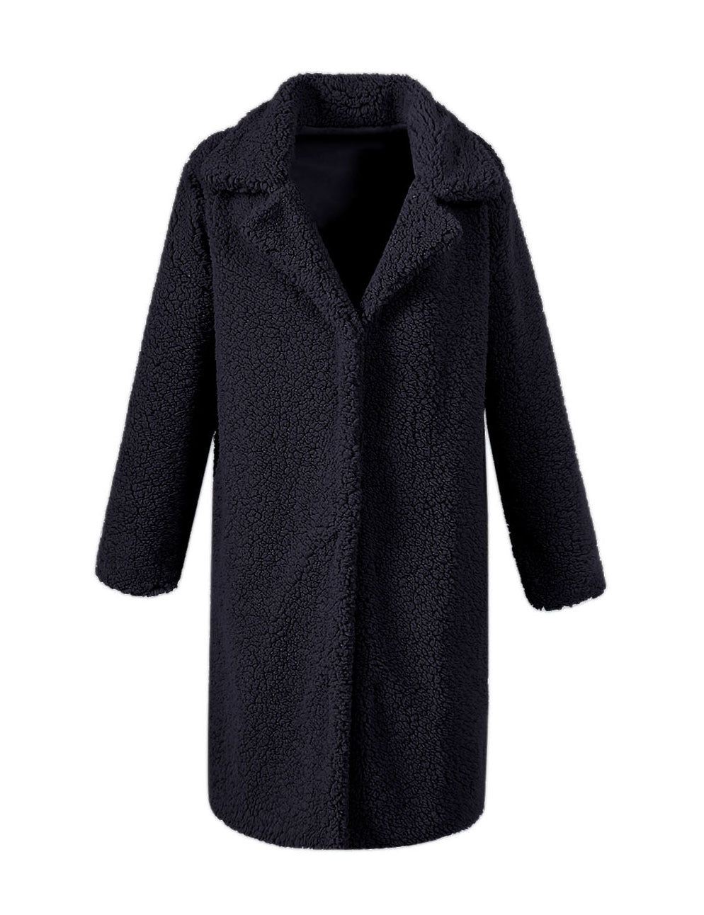 Weicher Damen Teddy-Parka Mantel