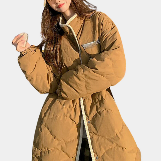Eleganter Damen Wintermantel Klassik Stil - IdealeKleiden