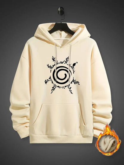 Herren Kapuzenpullover Sonne Trendy Design