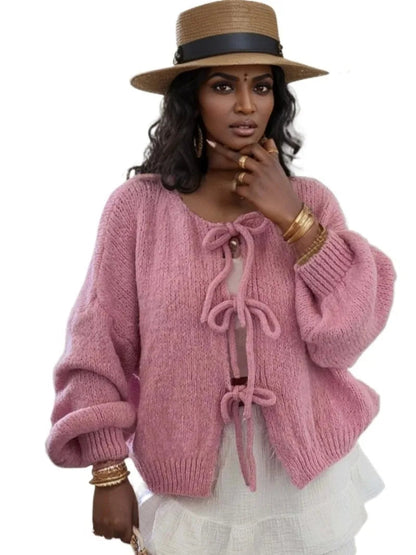 Weicher Strickcardigan Damen Bequem Stilisch