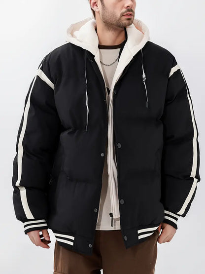 Herren Steppjacke Warm Isoliert Winter