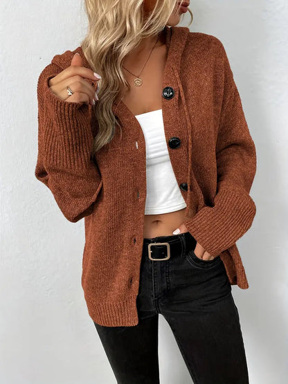 Stylischer Cardigan Damen Modern Knöpfe