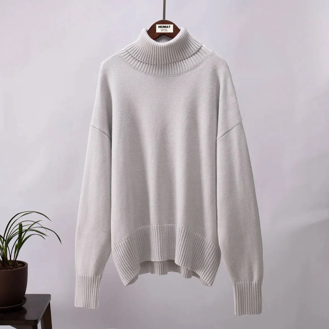 Bequemer Damen Pullover Locker Geschnitten