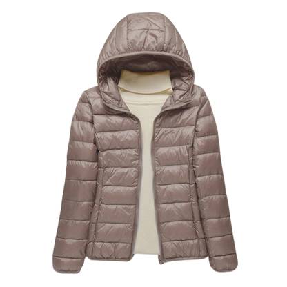 Leichte Wattierte Winterjacke Damen