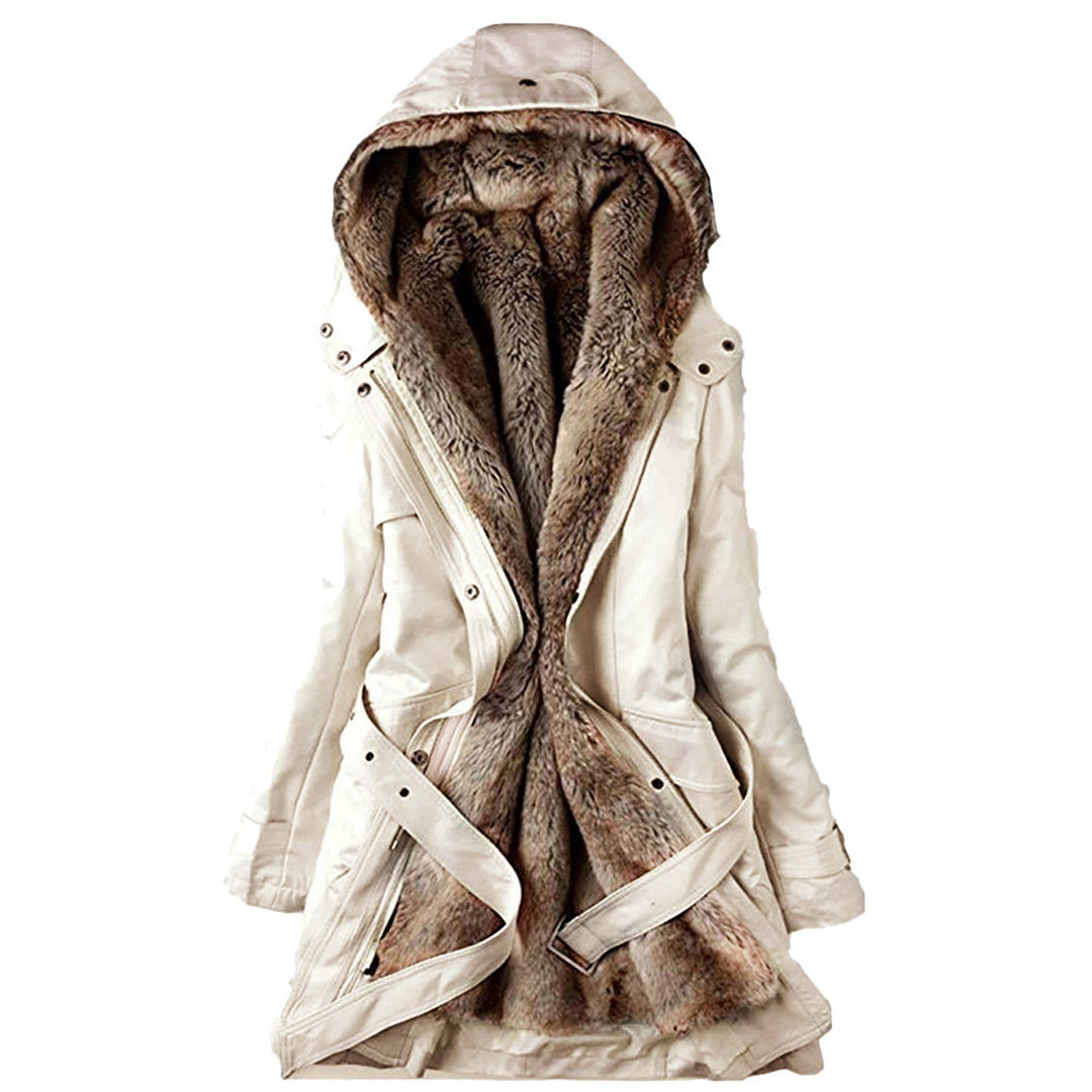 Elegantes Damenparka Mit Gürtel &amp; Chic Details