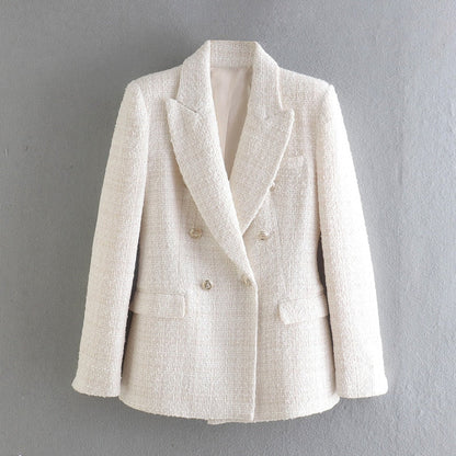 Elegante Damenjacke Doppelreiher Stil