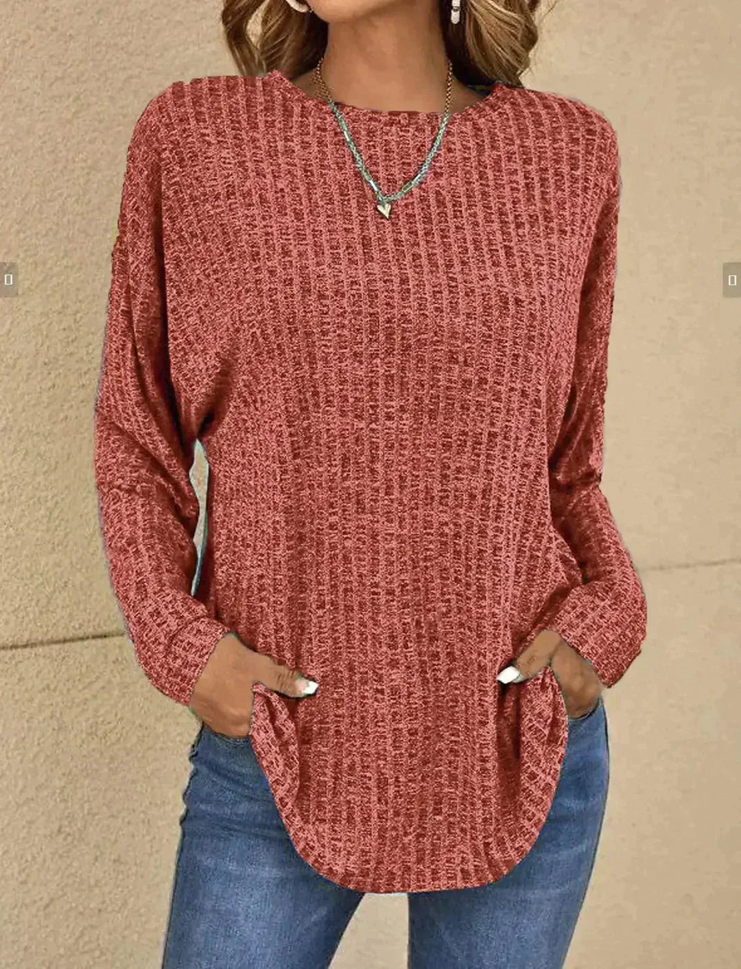 Bequeme Pullover Damen Entspannter Style