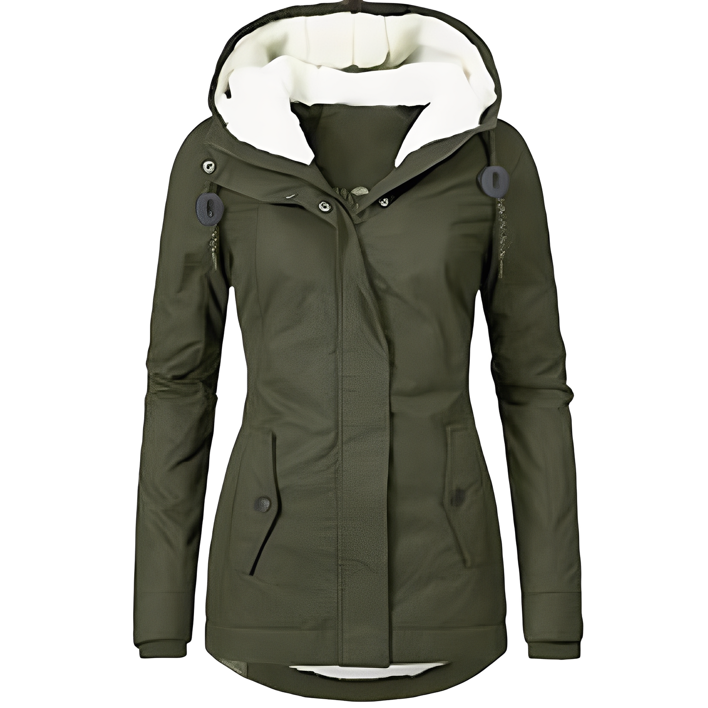 Wasserfeste Damen-Regenhose Kapuzen-Samthose