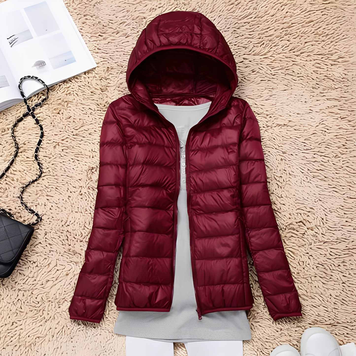 Schlanke Damenjacke Lässig Slim Fit