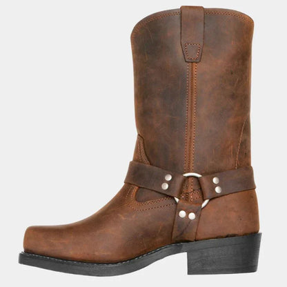 Ari - Robuste Cowboy-Stiefel Vintage-Style
