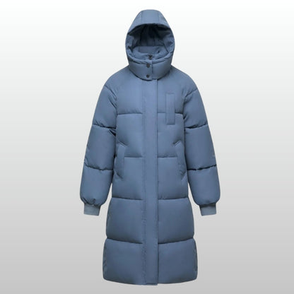 Lange Winterjacke Damen Daunenjacke