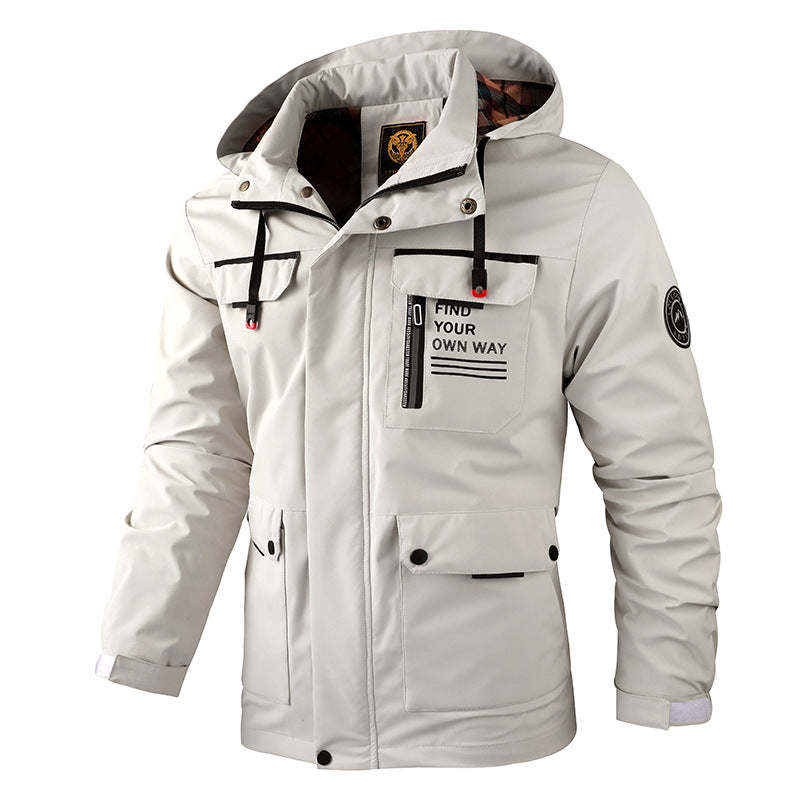 Wasserdichte Outdoor-Jacke Männer Sportlich - IdealeKleiden