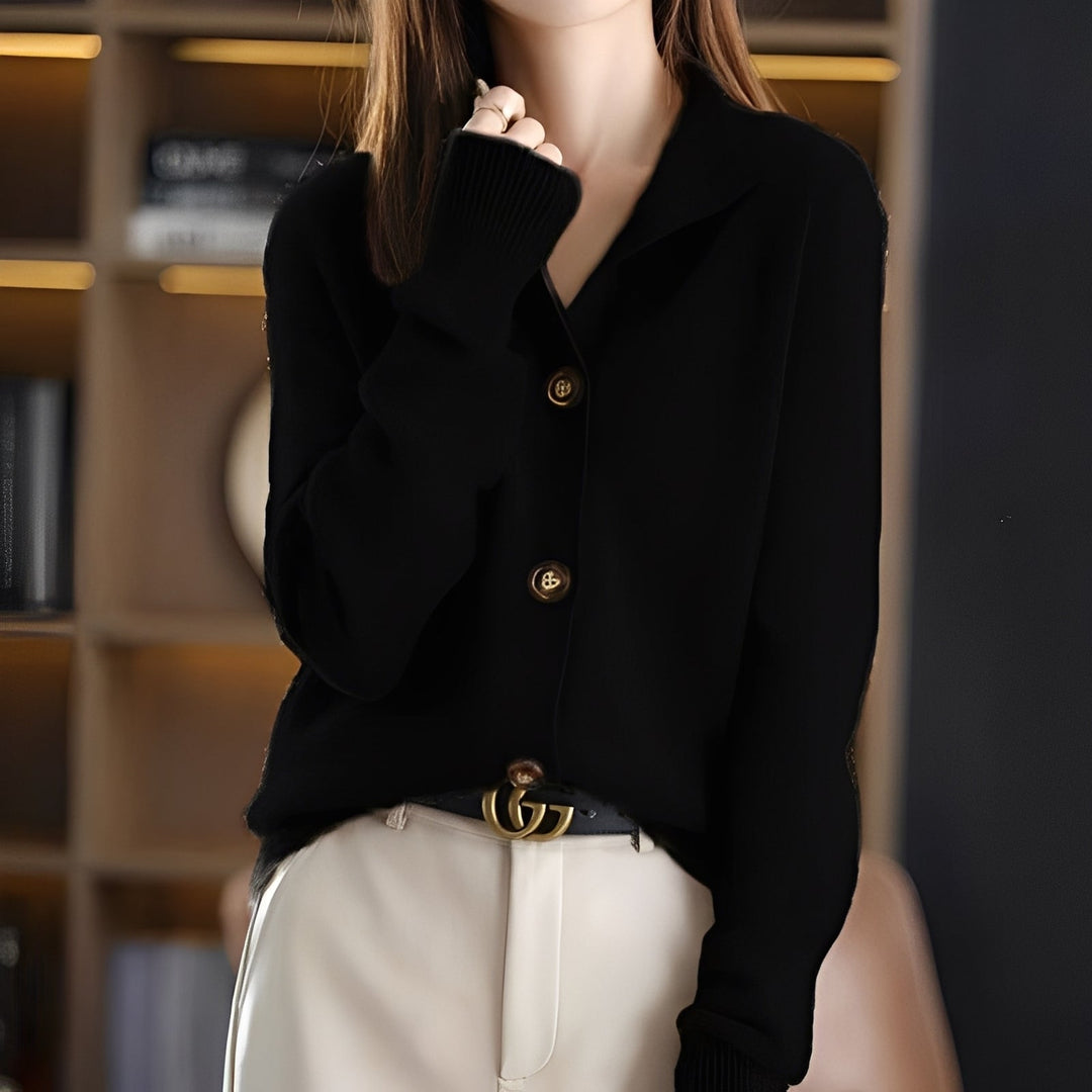 Eleganter Damen Cardigan Lässig Knöpfe