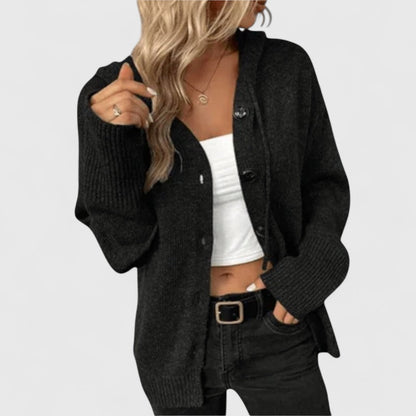 Eleganter Cardigan Damen Klassisch Knöpfe