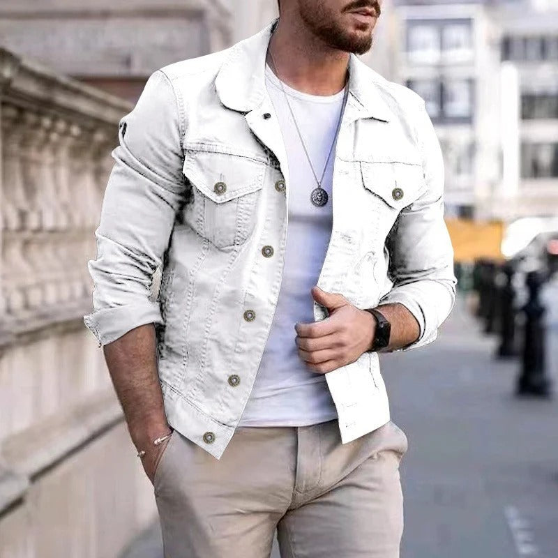 Klassische Herren Jeansjacke ModernSlimFit