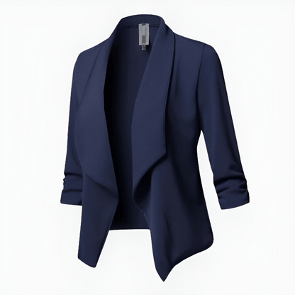 Eleganter Damenblazer Lang Mantelstil