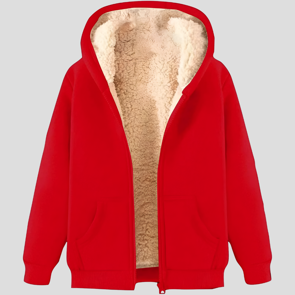 Warmes Fleece-Hoodie für Herren Winter