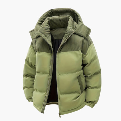 Stylische Kapuzenjacke Modern Puffer Design