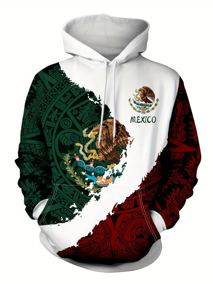 Männer Kapuzenpullover Mexiko Style