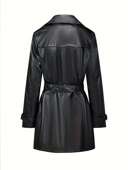 Eleganter Frauenmantel Vintage Style Langarm - IdealeKleiden