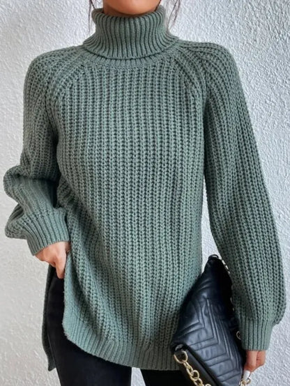 Weicher Frauen Rollkragen Pullover Modern