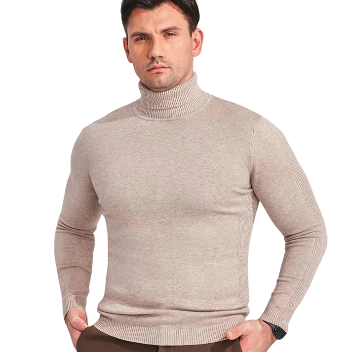 Noah - Feiner Rollkragenpullover Slim Fit Kaschmir - IdealeKleiden