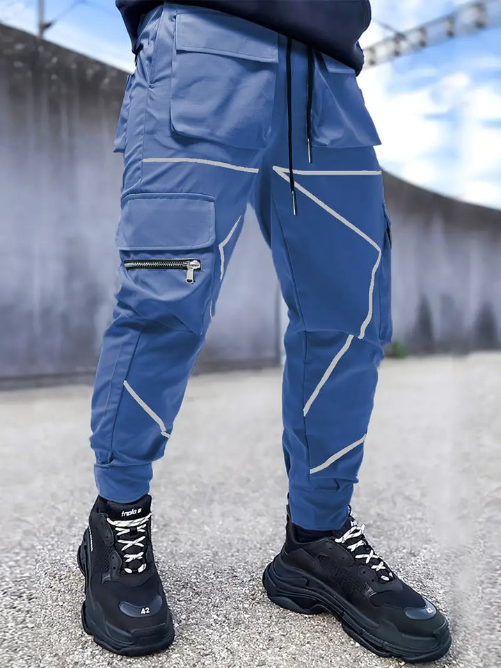 Herrenhose mit Viel Taschen Elegant Design