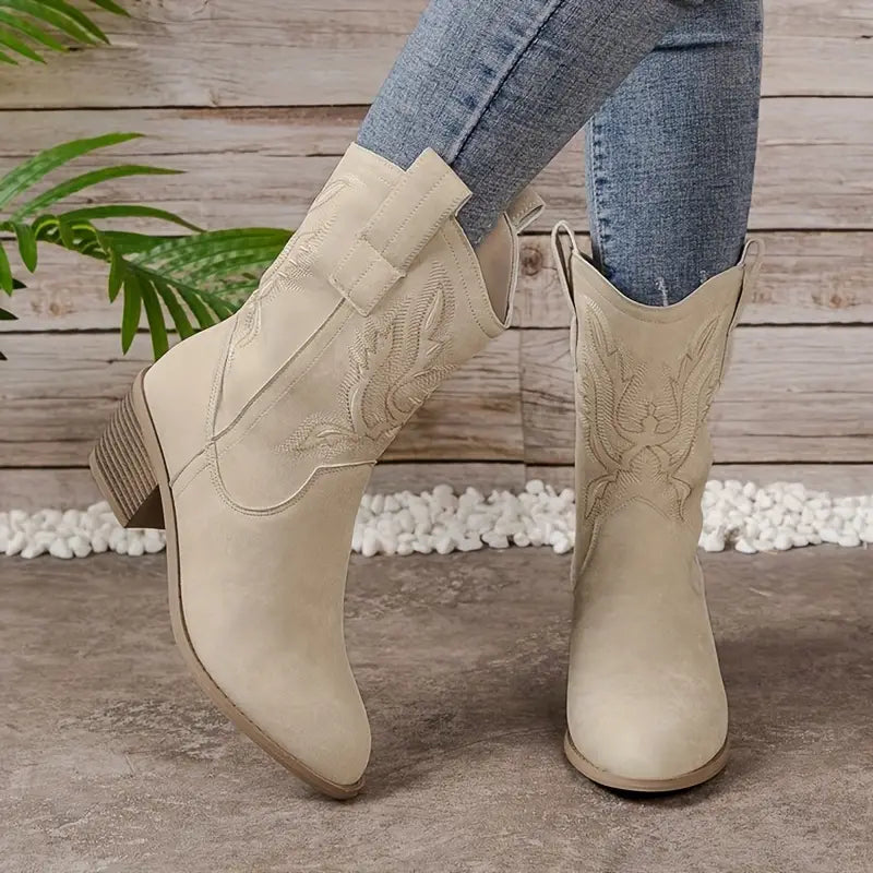 Modische Cowboy Stiefel Western Style