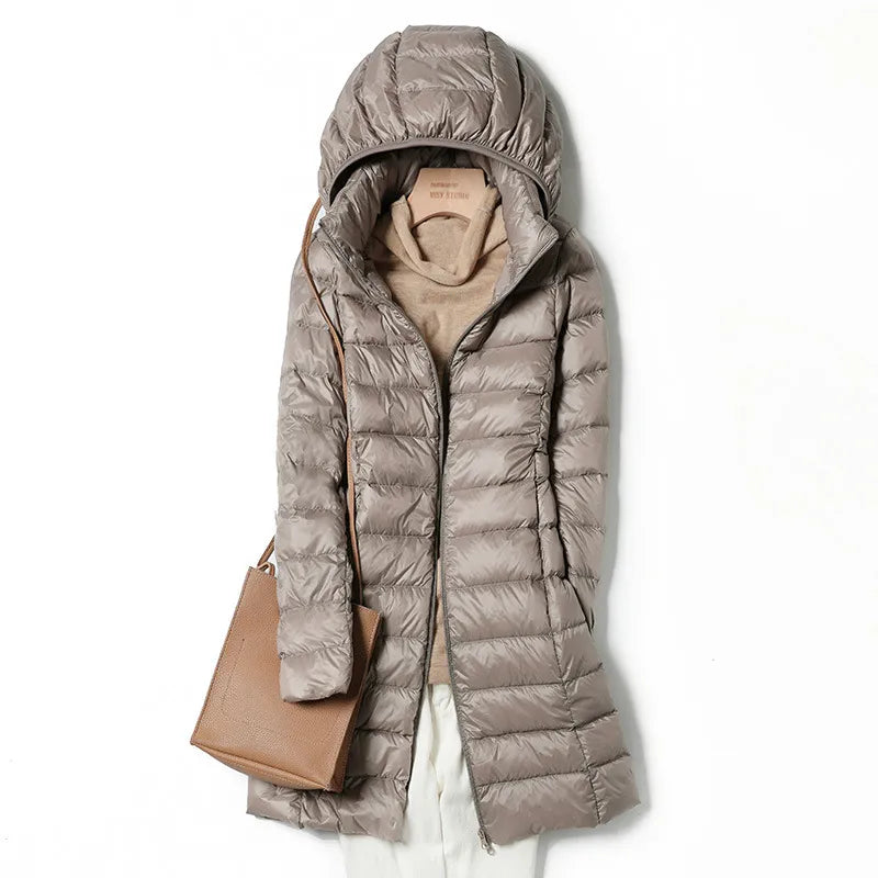 Warme Damen Winterkleidung Pelz Kragen - IdealeKleiden
