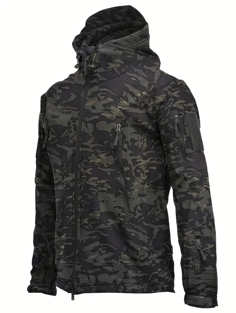 Herren Windjacke Fleece Gefüttert Warm
