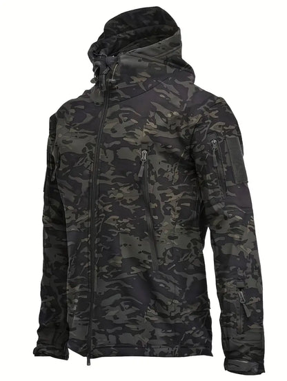 Herren Windjacke Fleece Gefüttert Warm