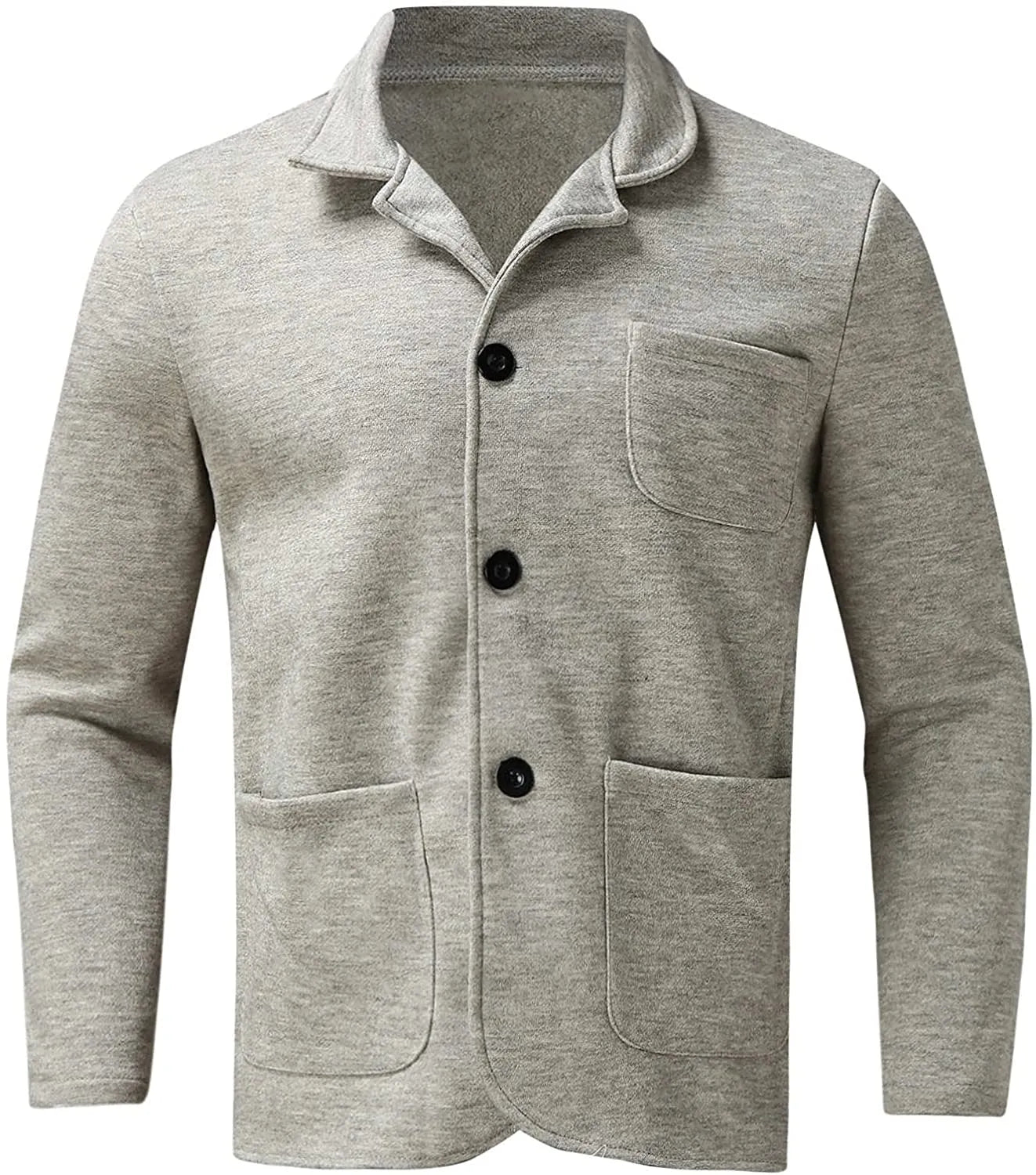 Stylischer Herrenblazer Mit Taschen - IdealeKleiden
