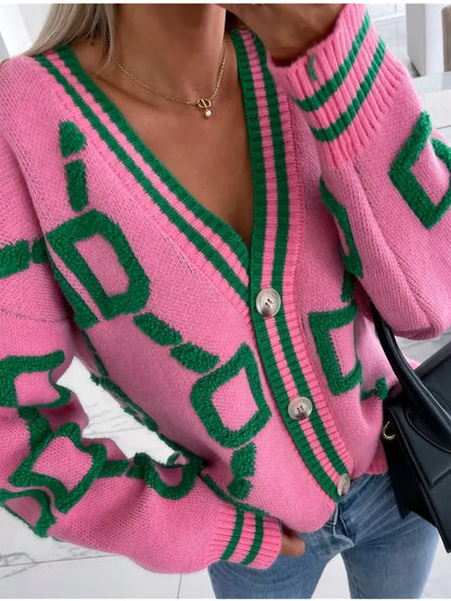 Frühjacksche Strickjacke V-Ausschnitt Damen