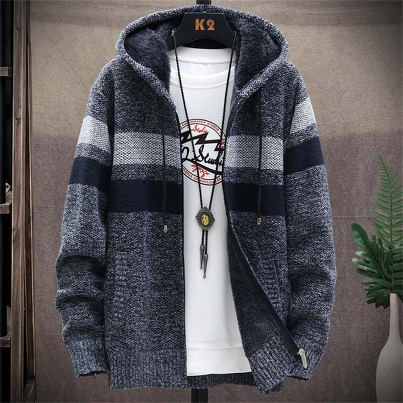 Herren Kapuzenpullover Warm Winterlich