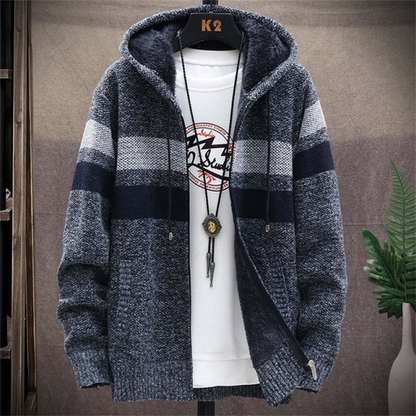 Herren Kapuzenpullover Warm Winterlich