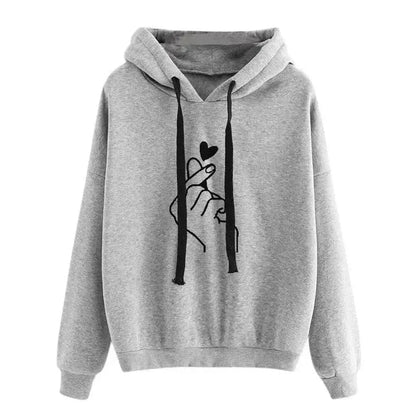 Kapuzenpullover Damen Mode Oversized
