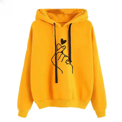 Kapuzenpullover Damen Mode Oversized