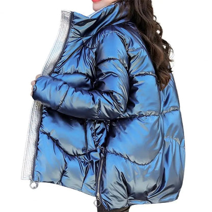 Winter Pufferjacke Damen Warm und Bequem