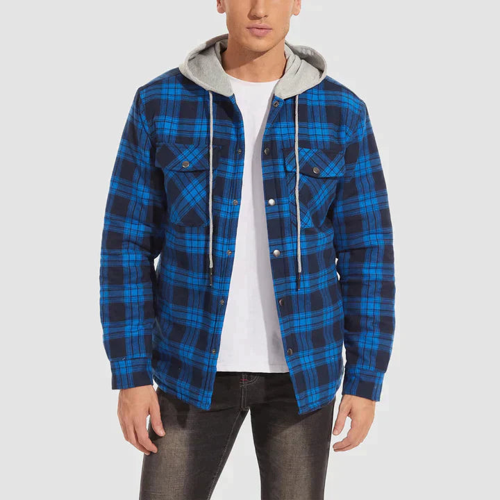 Harrison - Warme Flanell Herren Winterjacke