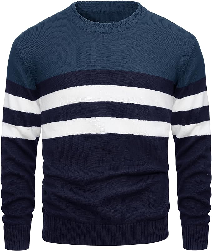 Herren Pullover Italienisch Elegant Baumwolle