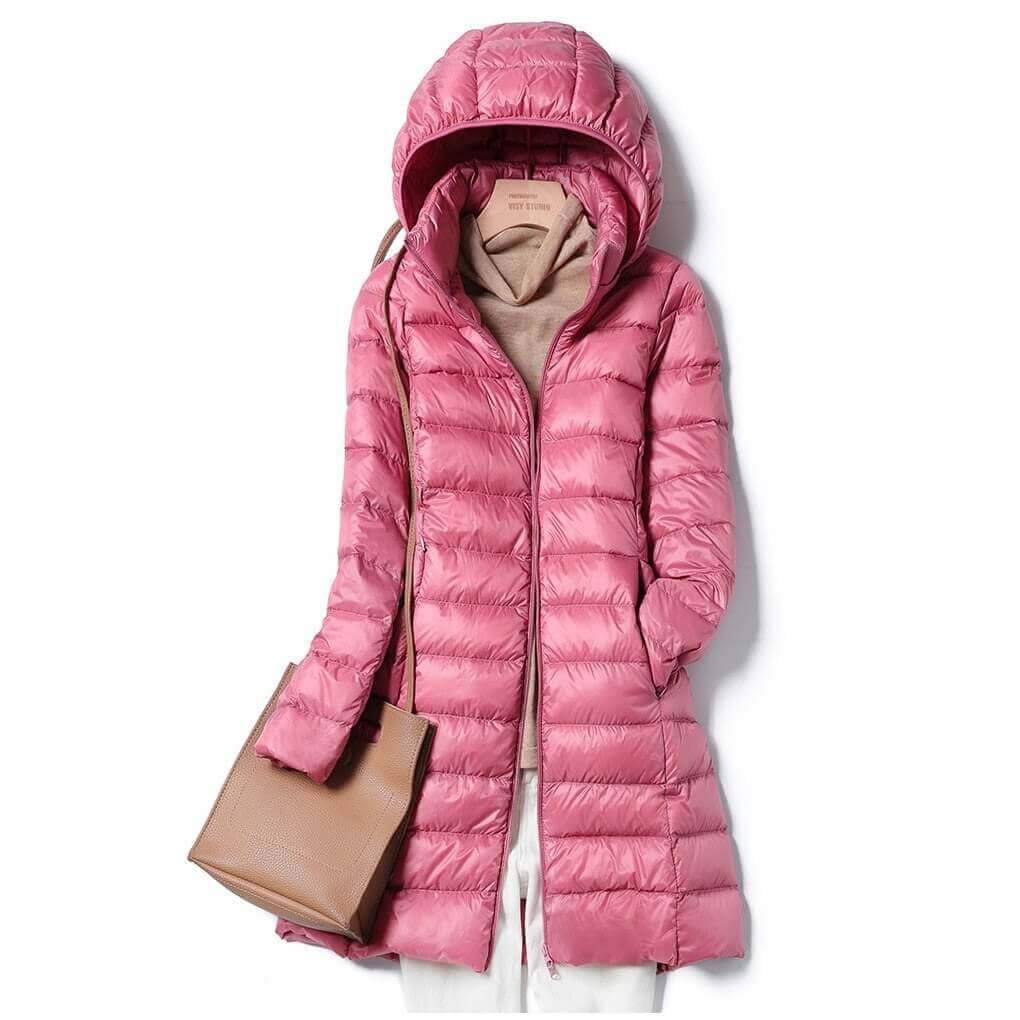 Damen Leichte Winterjacke Warm Isoliert