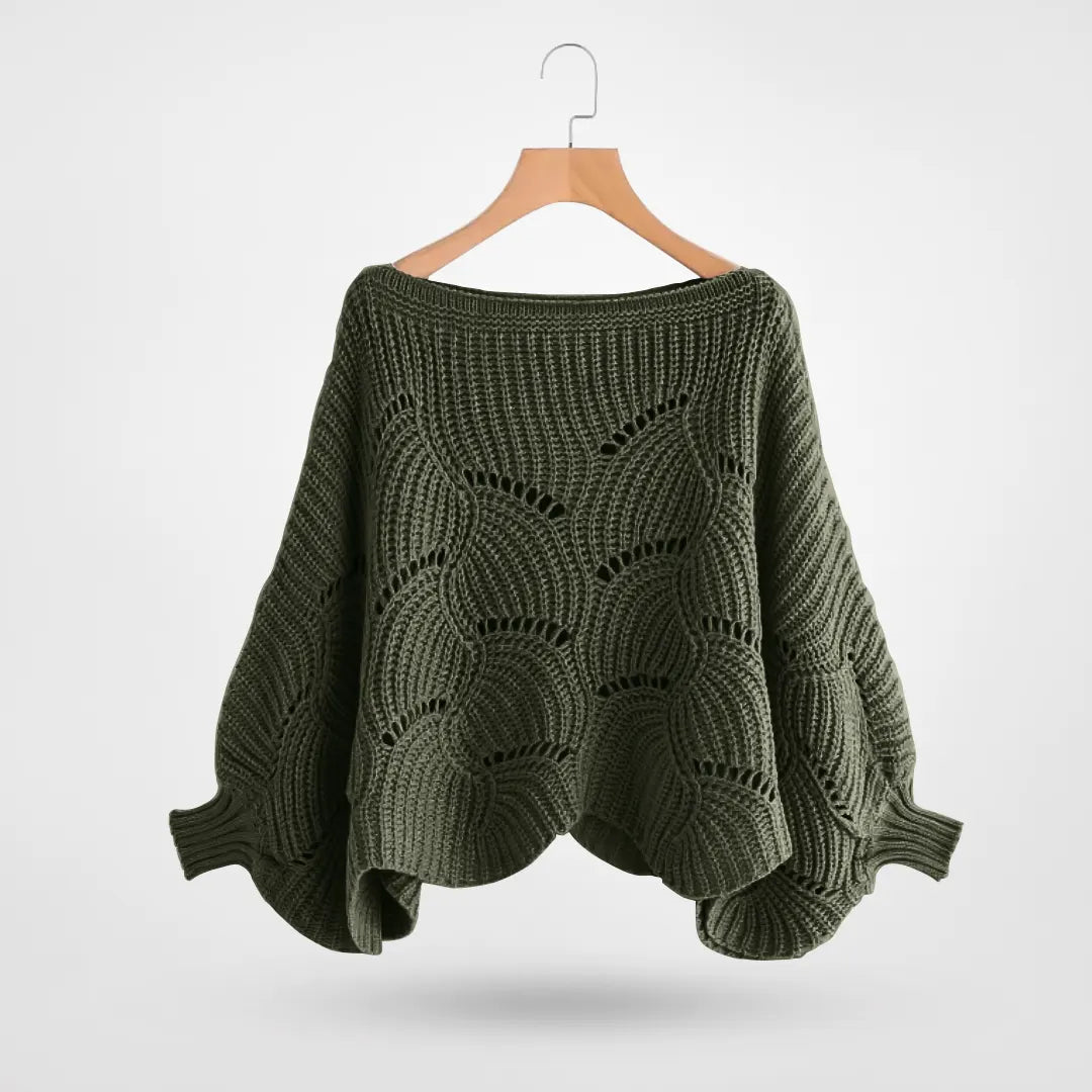 Weicher Batwing Pullover Damen Sweater