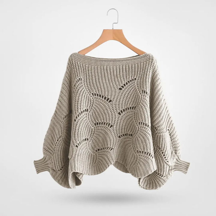 Weicher Batwing Pullover Damen Sweater - IdealeKleiden