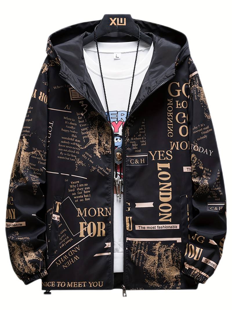 Herren Wendejacke Lässig Casual