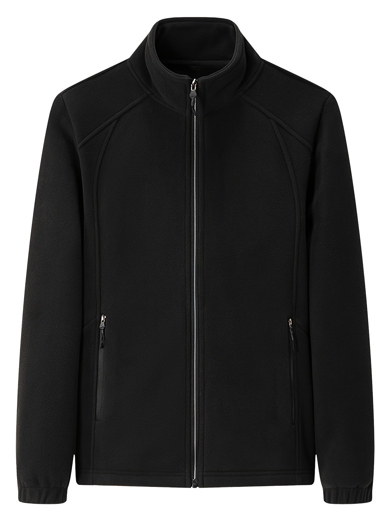 Damen Fleecejacke Warm Stehkragen Langärmlig